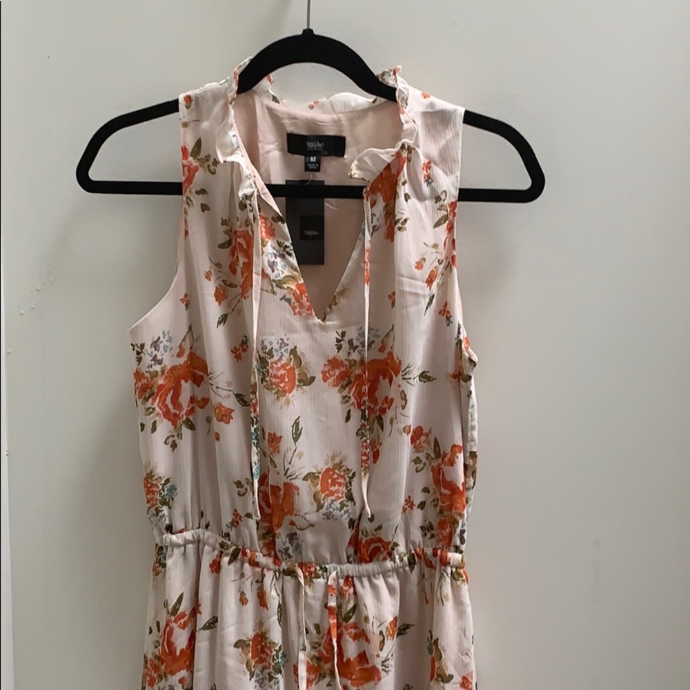 NWT Light pink floral flowy dress
